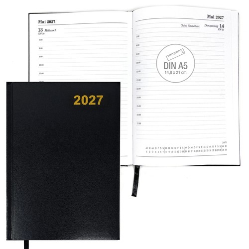 Buchkalender 2027 tag 1 - 2027,