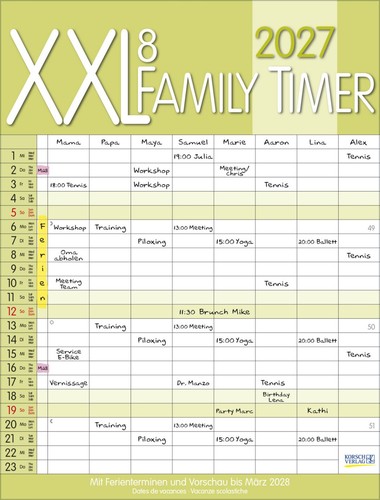Xxl family timer 2027 - xxl, 8