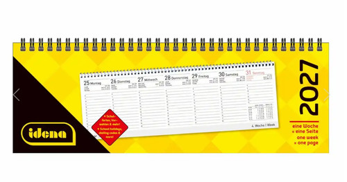 Idena tischquerkalender 2027 - idena,