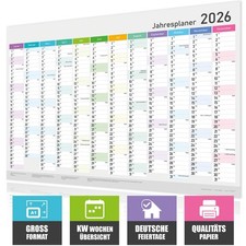 2026 Wandkalender DIN A1