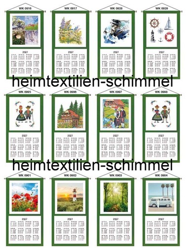 Textiler wandkalender 2027 - wandkalender,