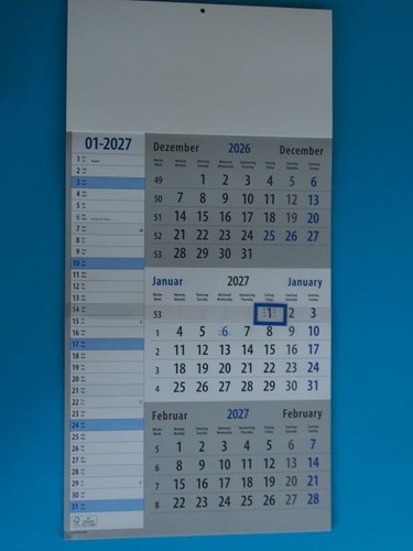 3-Monatskalend 2027