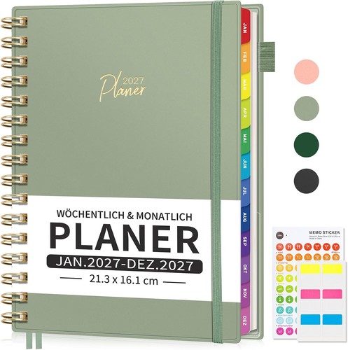 Kalender 2027 wochenplaner - a5,