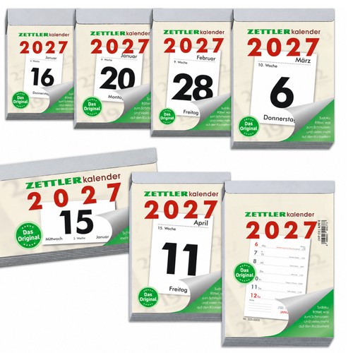 Zettler abreiß kalender 2027 - kalender,