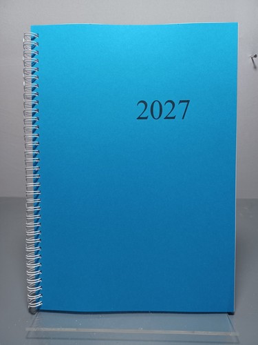 Wochenkalender blau 2027 - wochenkalender,