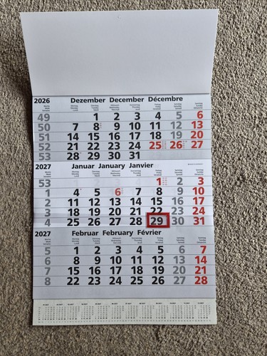 Monatskalender 2027 - ,