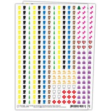 560 Kalender Sticker Aufkleber
