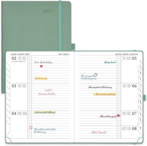 Kalender 2027 wochenplaner - wochenplaner, a5