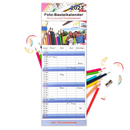 Familienkalender 2027 zum