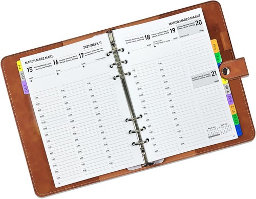 Kalender 2027 ringbuch - kalender, a5