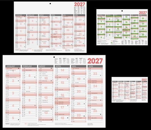 2027 brunnen tafelkalender - 2027, /