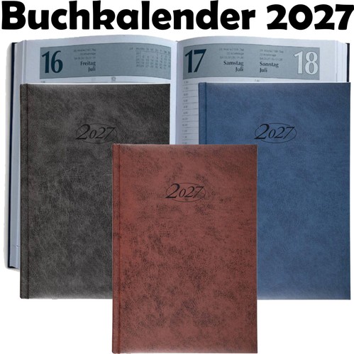 Buchkalender 2027 din - din, a5